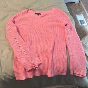 American Eagle pink sweater